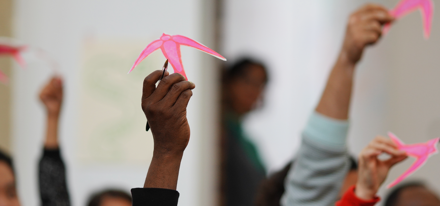 Our Rights and Justice programme supports Migrants Organise. This image was taken at the Solidarity Knows No Borders Summit 2021. (Picture Sophie le Roux and co